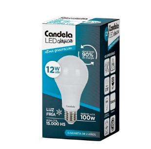 LAMPARA CANDELA DE 12W